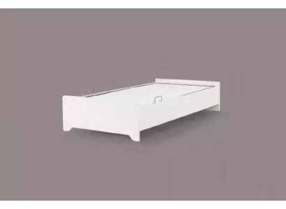 Cama blanca dormitorio infantil habitación de madera cama de madera 100x200cm.