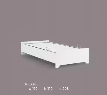 Diseño de camas cama infantil dormitorio juvenil muebles tapizados 100x200cm