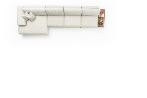 Sofá esquinero en forma de L, conjunto de salón de lujo gris, diseño de muebles de esquina 455x150.