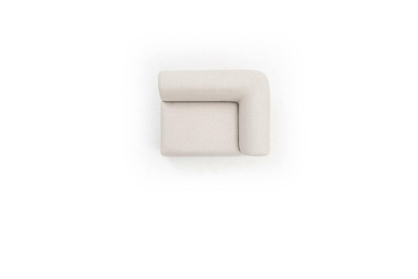 Sofá esquinero en forma de L color beige, conjunto de muebles en estilo textil 405x315 sofá.