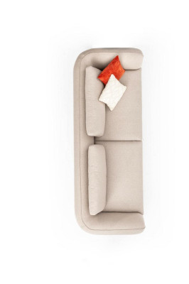 Juego de sofás Sala de estar Sofá tapizado de 3 plazas en forma de U Conjunto de sofás moderno