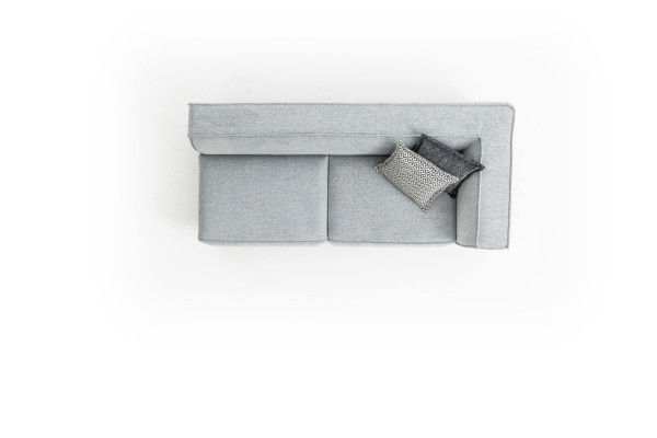 Sofá de esquina en forma de U Sala de estar Diseño moderno Grande Gris Sofá Nuevo
