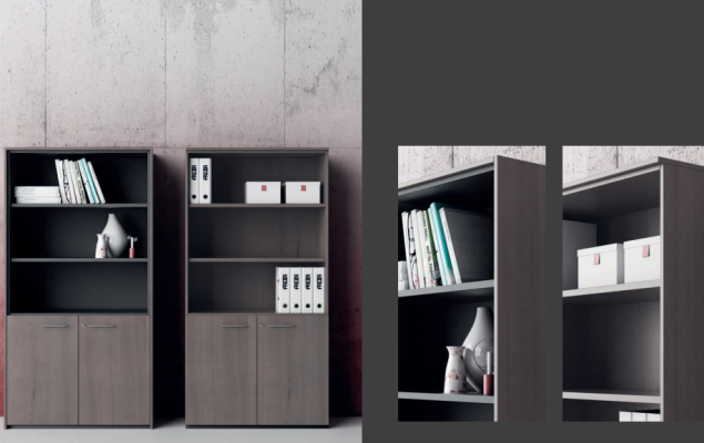 Muebles Mobiliario Estante Estantes Madera Diseño Nuevo Archivador Armario Oficina Sistema