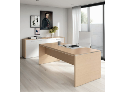 Escritorio de ordenador de haya, mobiliario de oficina, mesa de trabajo, escritorio, muebles, Frezza.