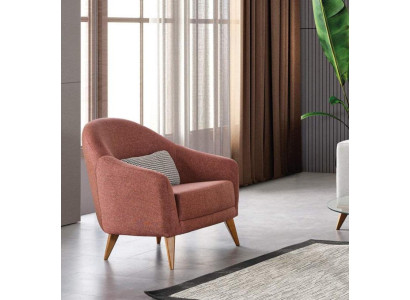 Sillón de lujo con estilo, mueble elegante para sala de estar, lounge, club, diseño de una plaza.
