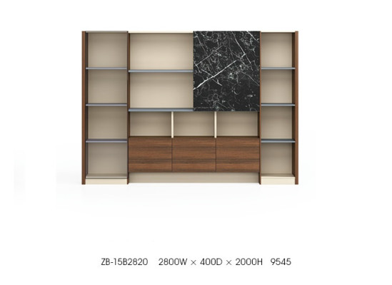 Mobiliario de oficina Escritorio Mesas Mesa del jefe + Archivador Estantería de 2 piezas.