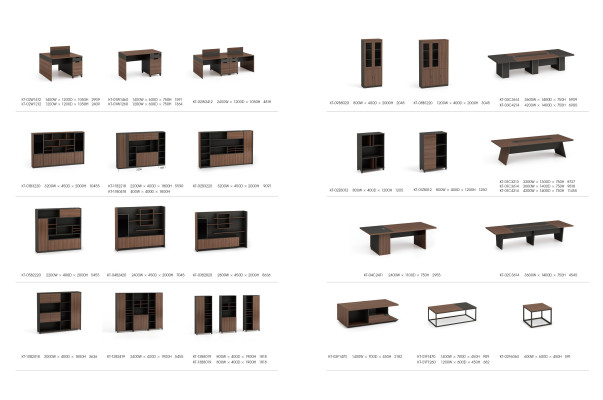Mesa de chef Mesa de madera Escritorio de esquina Escritorio de oficina Mesa de trabajo Mobiliario de oficina