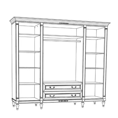 Armario de ropa Armarios de madera Muebles de dormitorio Diseño de muebles de dormitorio