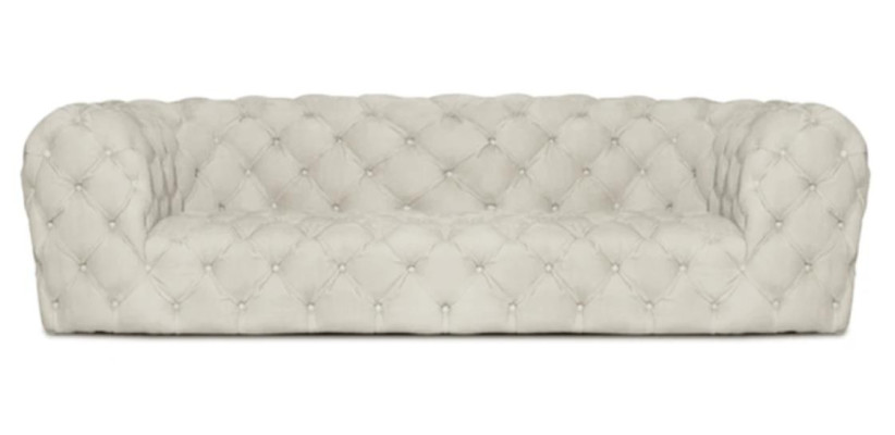 Chesterfield Sofá de salón de lujo de 4 plazas XXL para exclusivo.