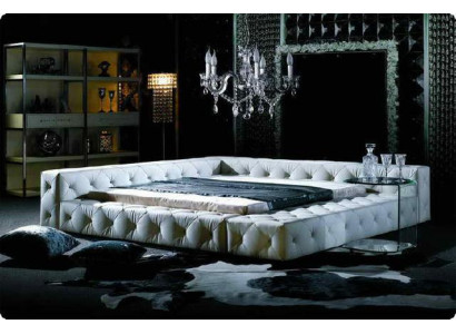 Diseñador Chesterfield lujo cama de agua sistema completo de camas.