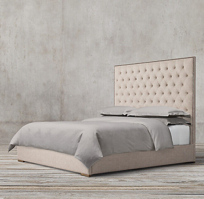 Chesterfield cama de diseñador dormitorio textil cuero tapizado 140/160/180/200 cm