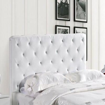 Cama de diseñador Chesterfield para dormitorio en cuero y tela tapizada de 140/160/180/200 cm.