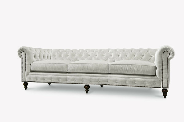 Sofá de lujo de tela Chesterfield sofá sofás tapizados de 3 plazas sofás nuevos.