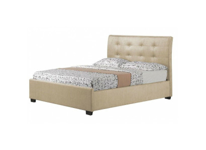 Chesterfield Design Tapizado Inglés Cama Gris Camas 160/180x200 cm Cama Doble
