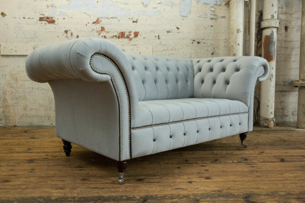 Sofá Chesterfield Set 3+2 plazas de terciopelo aterciopelado conjunto de diseño de muebles
