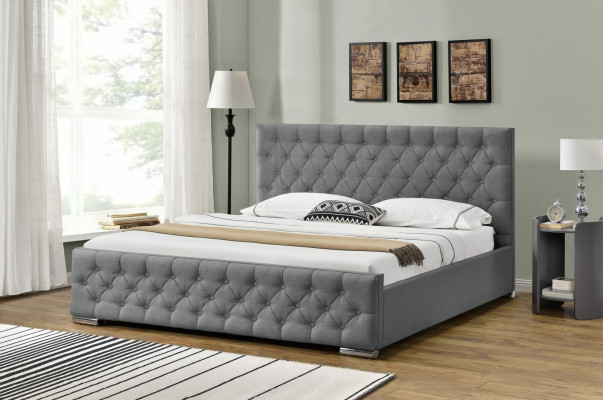 Diseño de cama Chesterfield Dormitorio Camas Inglesas 200x200cm Textil Acolchado