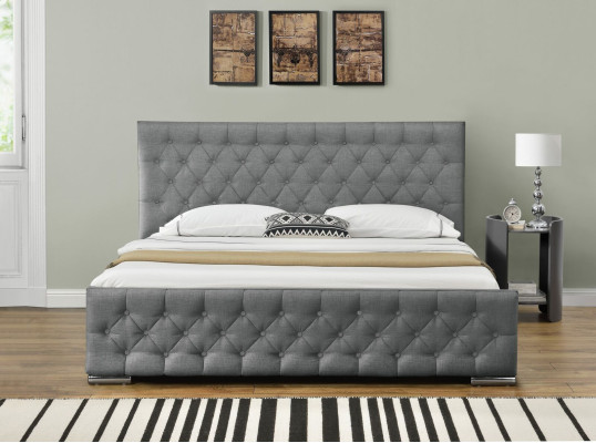 Diseño de cama Chesterfield Dormitorio Camas Inglesas 200x200cm Textil Acolchado