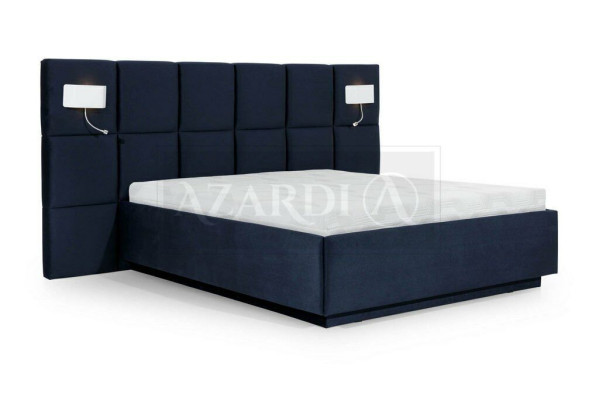 Diseño de dormitorio cama de lujo 200x200 Telas Camas Doble Estructura de cama