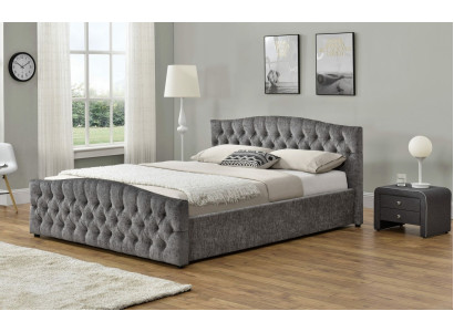 Cama Chesterfield diseño dormitorio camas inglesas 180x200 textil tapizado