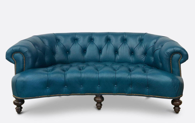 Diseñador Chesterfield sofá de tres plazas rosa sofá de lujo diseño
