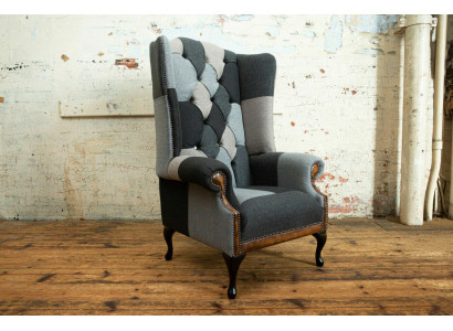 Chesterfield Sillón Club Lounge Diseñador Sillón Sofá de 1 plaza
