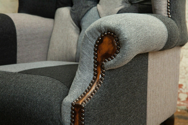 Chesterfield Sillón Club Lounge Diseñador Sillón Sofá de 1 plaza