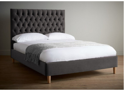 Cama Chesterfield Cama tapizada de lujo habitación doble cama de diseño camas