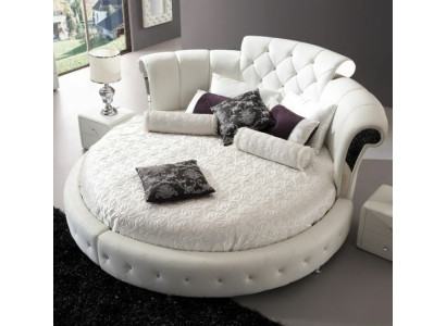 Chesterfield cama camas de lujo diseño redondo cama redonda hotel dormitorio