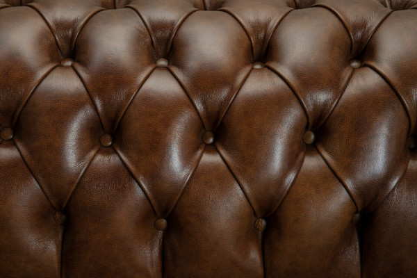 Chesterfield Sofá Marrón Sofá Tapizado de 4 Plazas Sofás de Conjunto de Asientos de Sofá 265cm