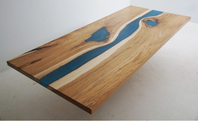 Mesa de comedor de lujo Madera maciza Diseñador Mesas macizas Mesa de cocina