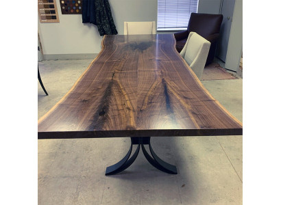 Mesa de comedor de lujo de madera maciza, mesa de cocina de diseño. Mesas macizas 1 metro cuadrado precio.