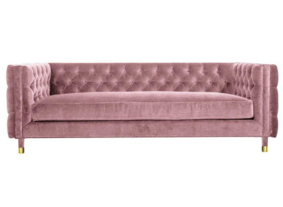 Sofá Chesterfield rosa, muebles creativos para 4 personas, nuevo, sofá grande XXL.