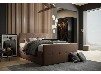 Chesterfield cama cama tapizada cama doble camas xxl diseño de lujo somier