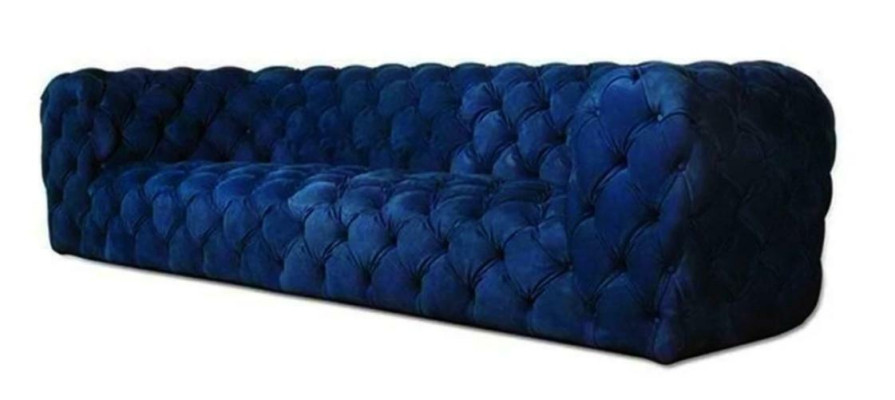 Sofá Chesterfield amarillo de cuatro plazas xxl, sofá grande, cómodo, suave, nuevo.