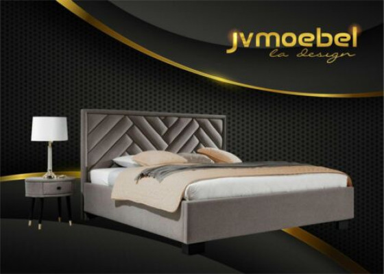 Cama 2x Mesita de noche 3 piezas Conjuntos de dormitorio Diseño Lujo Camas Conjunto completo