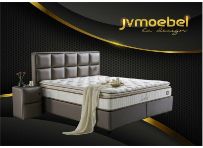 Cama de cuero Muebles de dormitorio Calidad Camas modernas Nueva de muelles amortiguadores