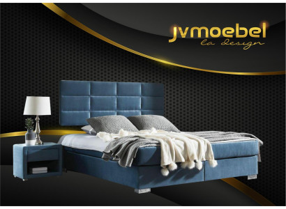 Cama box spring de lujo 140 160 180 x 200cm camas dobles muebles de dormitorio de tela