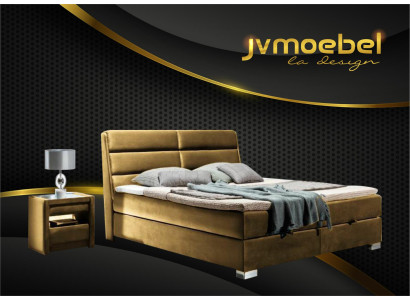 Dormitorio cama de lujo boxspring cama camas doble muebles tela 140 160 180 x 200 cm.