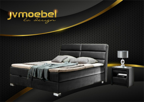 Dormitorio cama de lujo boxspring cama camas doble muebles tela 140 160 180 x 200 cm.