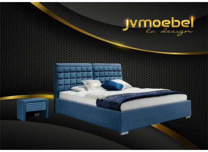 Cama de lujo con somier tapizado diseño cama de hotel dormitorio muebles doble