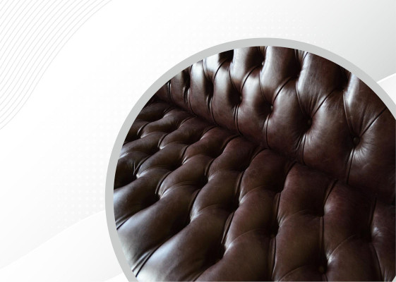 Sofás Chesterfield diseño acolchado XXL sofá de lujo de 4 plazas de cuero.