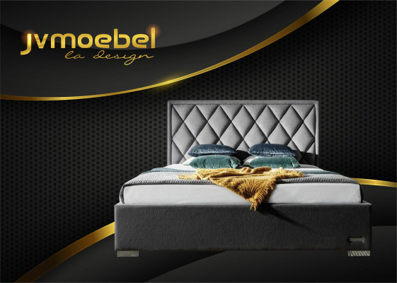 Diseñador de ropa de cama de cama del dormitorio del diseño de la cama de lujo de muebles de diseño nuevo.
