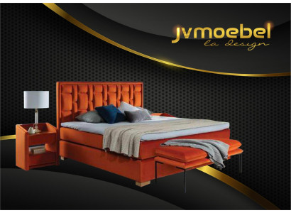Ropa de cama de la cama Muebles de dormitorio Camas modernas 140x200 Estructura de la cama Boxspring Nueva