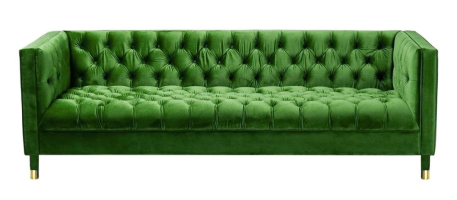 Sofá Textil de diseño moderno Chesterfield azul, mobiliario creativo nuevo para la sala de estar.