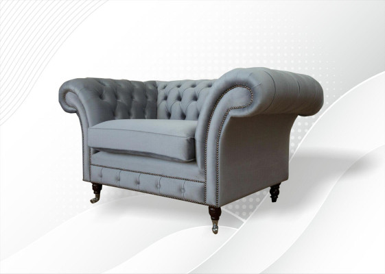 Diseño de tela para sofá Chesterfield, sillón individual, sofás acolchados de 1,5 plazas, salón, club, nuevo.