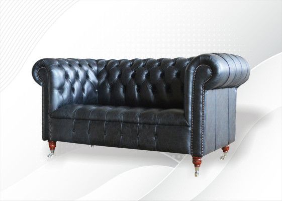 Chesterfield sofá tapizado de cuero sofás de dos plazas sofás de terciopelo nuevos