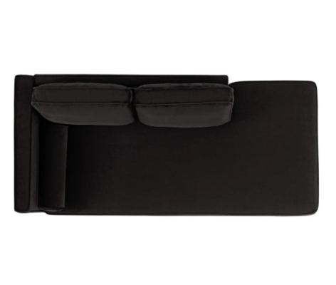 Chaiselongue creativo Muebles nuevos Sala de estar Diseño moderno Negro sofá