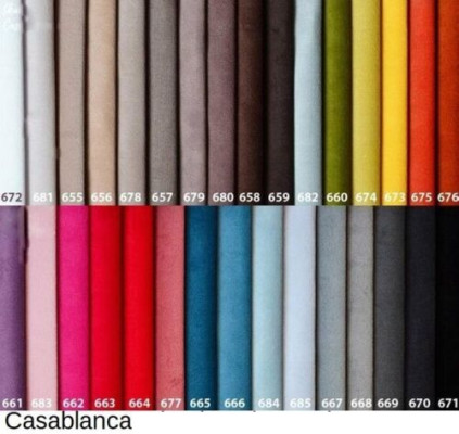 Cama de lujo con somier tapizado, para dormitorio doble de 140, 160 o 180 x 200 cm.