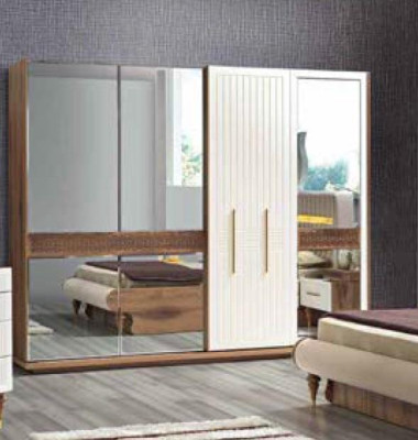 Armario armario Lujo Madera Armarios Muebles Diseño Dormitorio