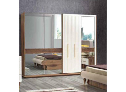 Armario armario Lujo Madera Armarios Muebles Diseño Dormitorio